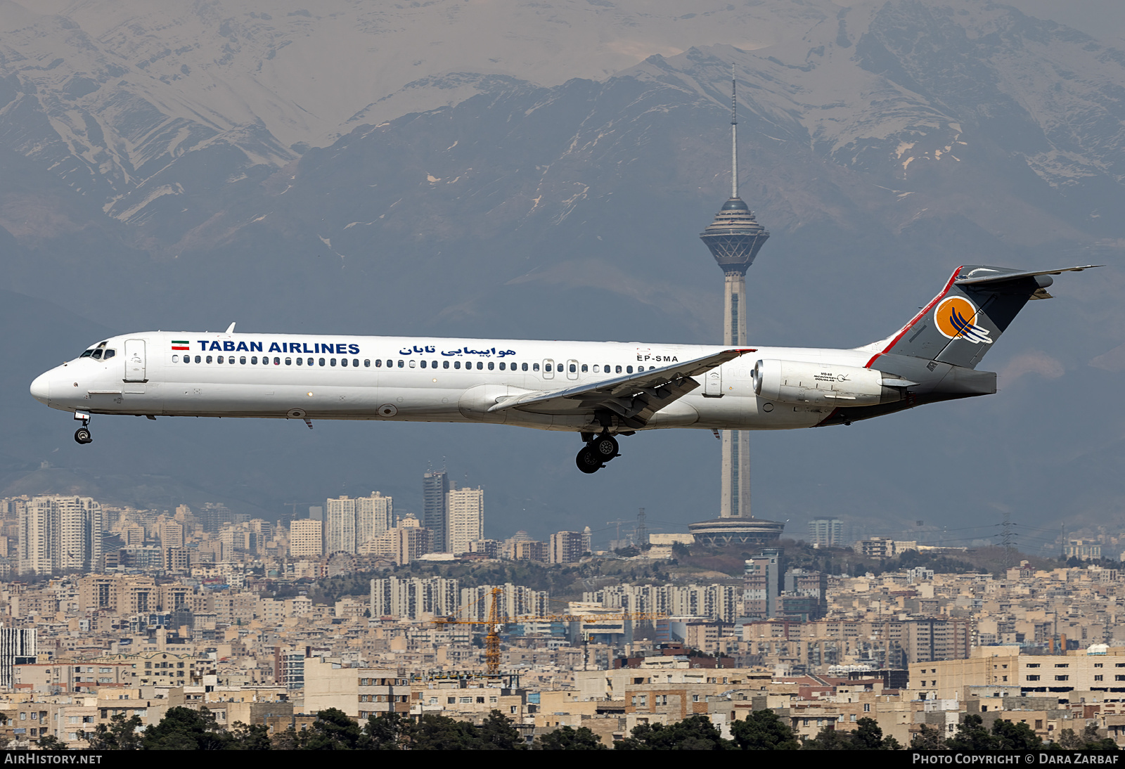 Aircraft Photo of EP-SMA | McDonnell Douglas MD-88 | Taban Air | AirHistory.net #675602