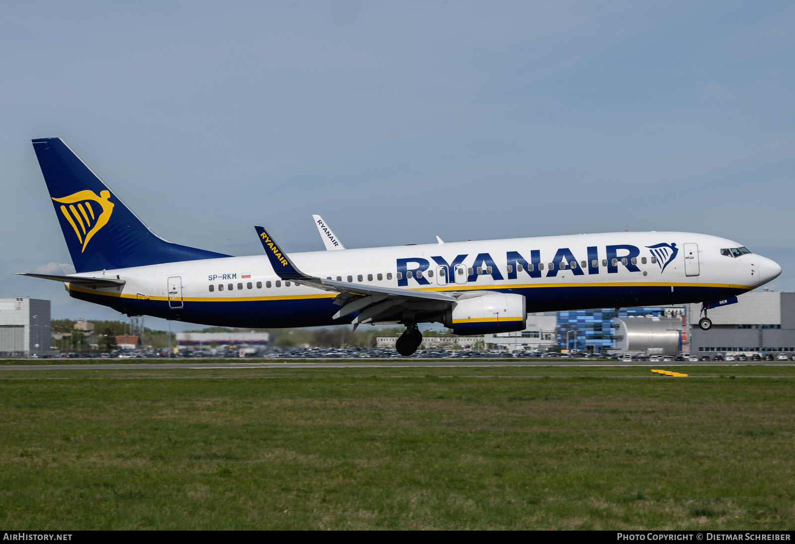 Aircraft Photo of SP-RKM | Boeing 737-8AS | Ryanair | AirHistory.net #675643
