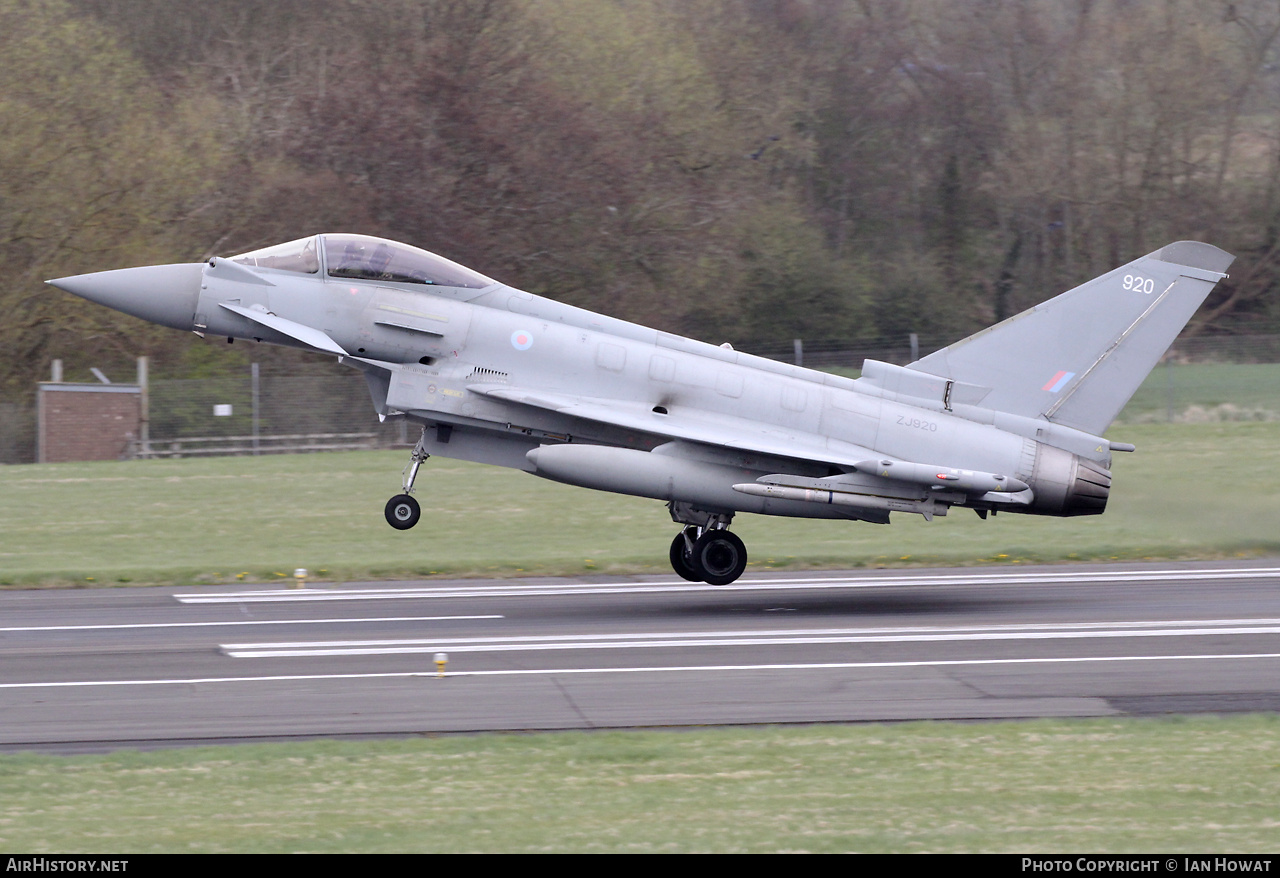 Aircraft Photo of ZJ920 | Eurofighter EF-2000 Typhoon FGR4 | UK - Air Force | AirHistory.net #675666