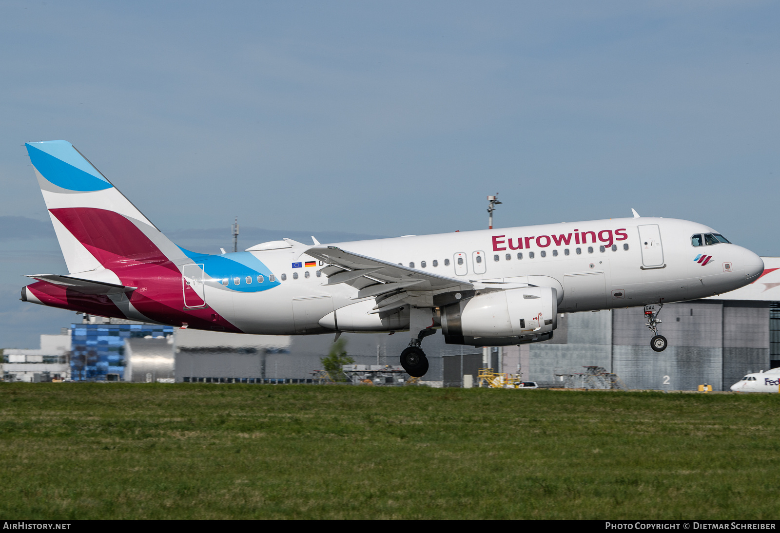 Aircraft Photo of D-AGWU | Airbus A319-132 | Eurowings | AirHistory.net #675677