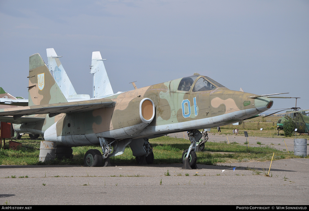 Aircraft Photo of 01 blue | Sukhoi Su-25 | Ukraine - Air Force | AirHistory.net #675685
