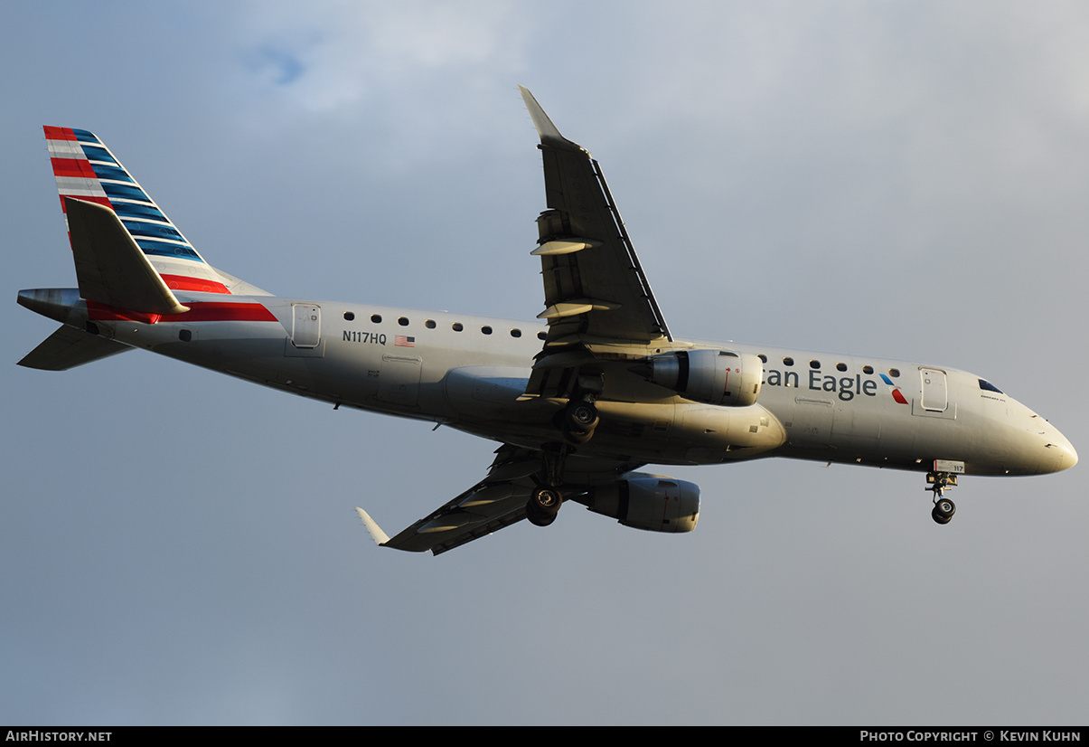 Aircraft Photo of N117HQ | Embraer 175LR (ERJ-170-200LR) | American Eagle | AirHistory.net #675714