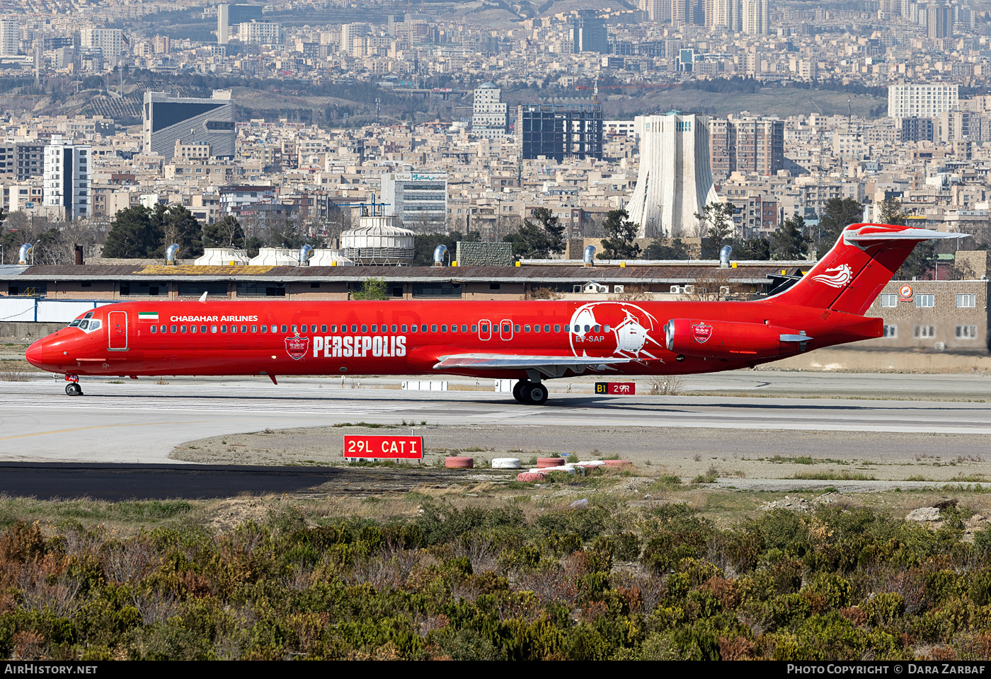 Aircraft Photo of EP-SAP | McDonnell Douglas MD-83 (DC-9-83) | Chabahar Air | AirHistory.net #675726