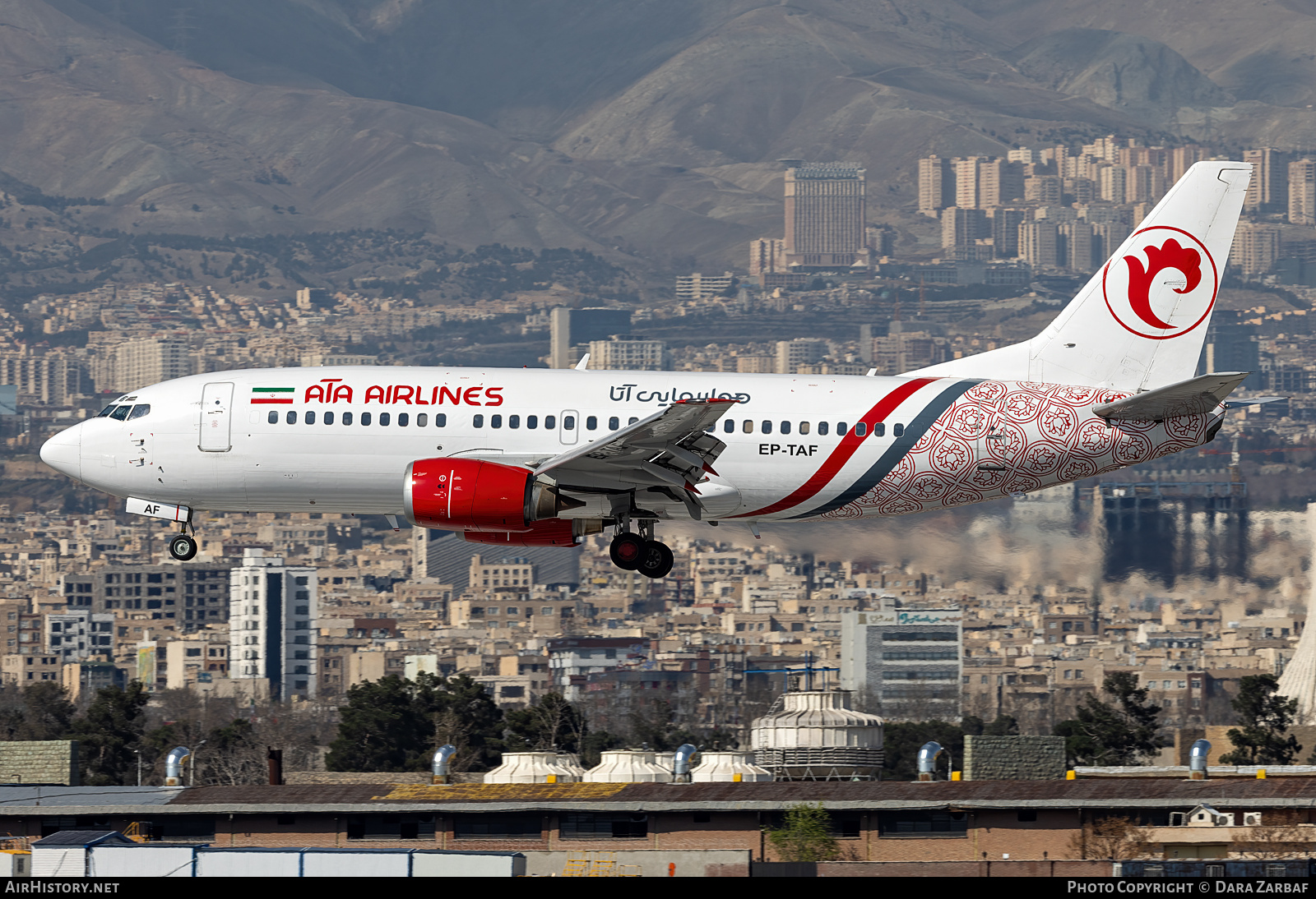 Aircraft Photo of EP-TAF | Boeing 737-332 | ATA Airlines | AirHistory.net #675727