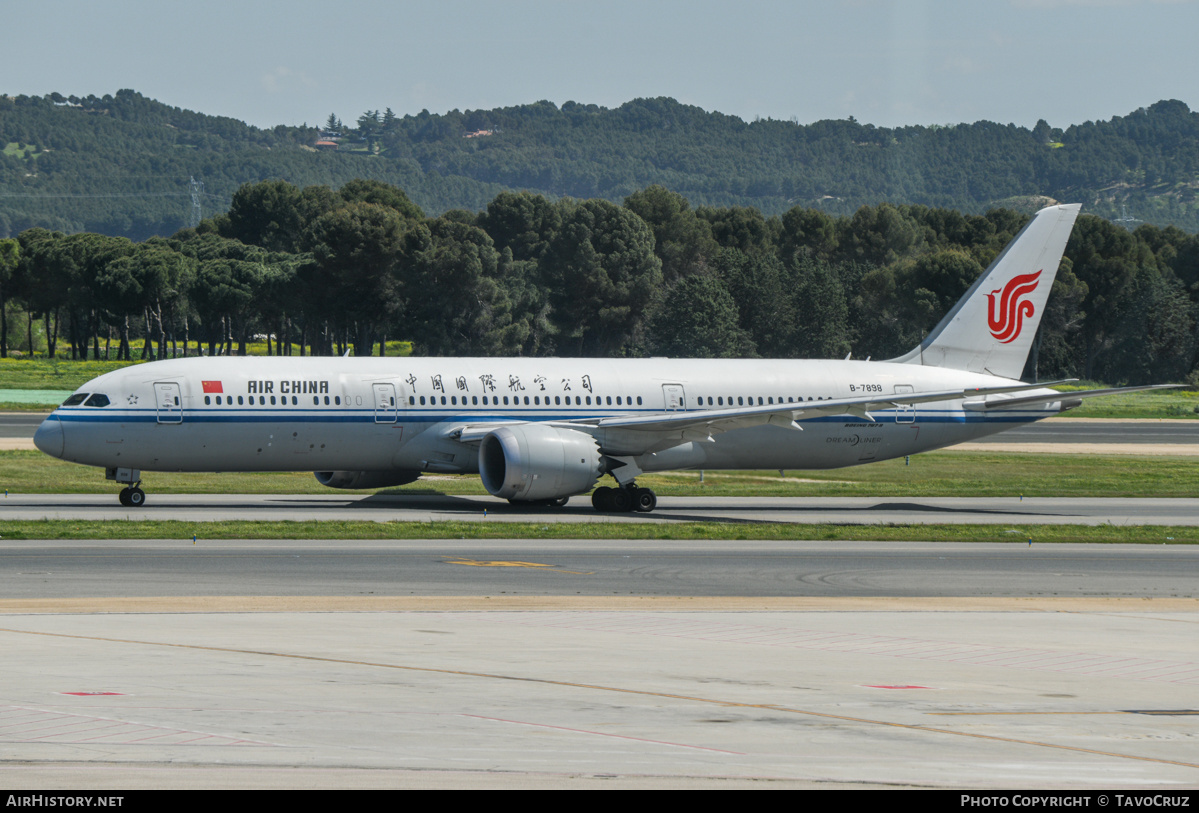 Aircraft Photo of B-7898 | Boeing 787-9 Dreamliner | Air China | AirHistory.net #675746