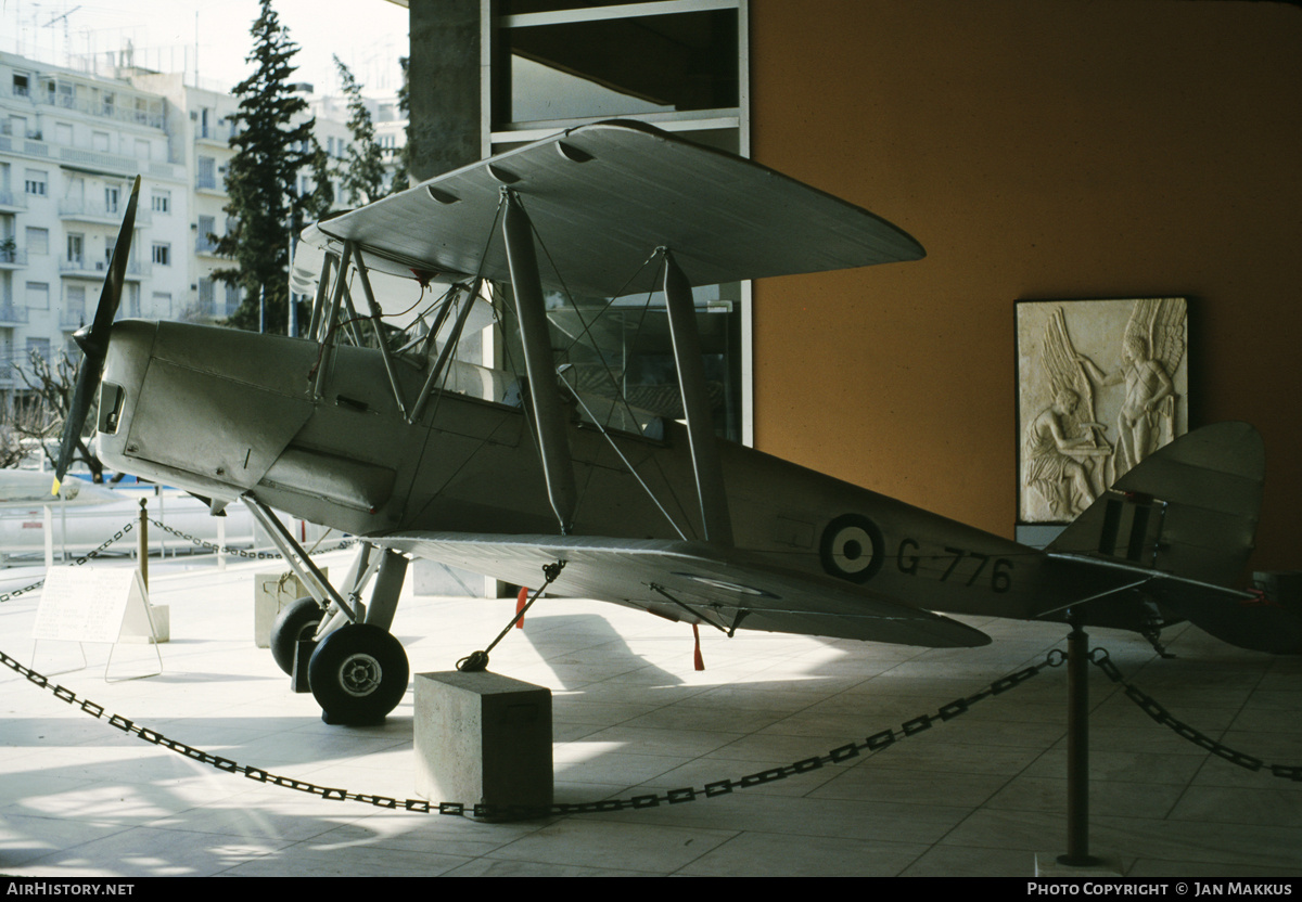 Aircraft Photo of G776 | De Havilland D.H. 82A Tiger Moth | Greece - Air Force | AirHistory.net #675752