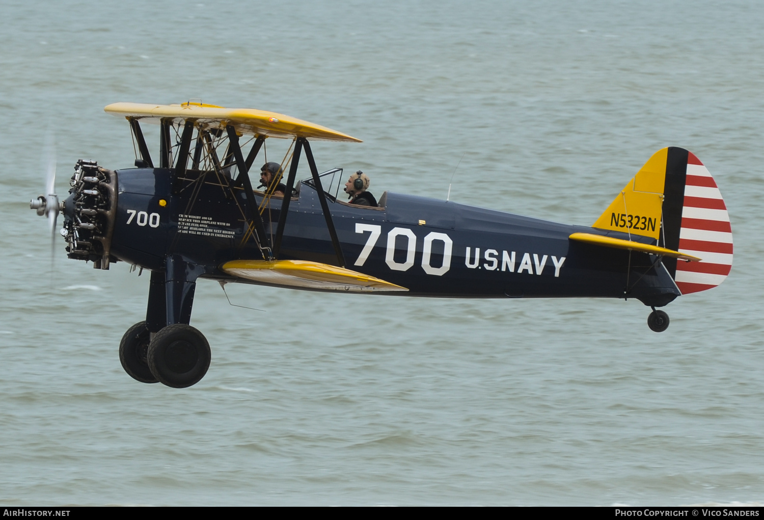 Aircraft Photo of N5323N | Boeing N2S-5 Kaydet (A75N1) | USA - Navy | AirHistory.net #675765
