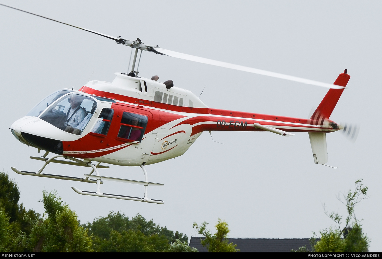 Aircraft Photo of OO-EGM | Bell 206B JetRanger II | STB Copter | AirHistory.net #675767