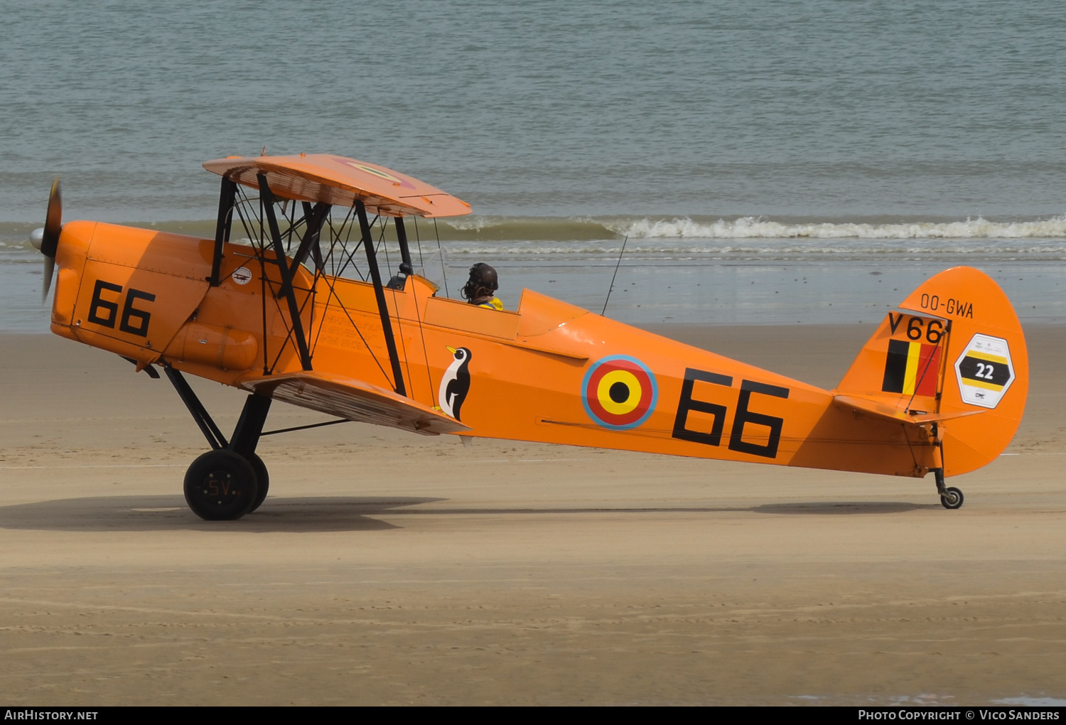 Aircraft Photo of OO-GWA / V66 | Stampe-Vertongen SV-4C | Belgium - Air Force | AirHistory.net #675789