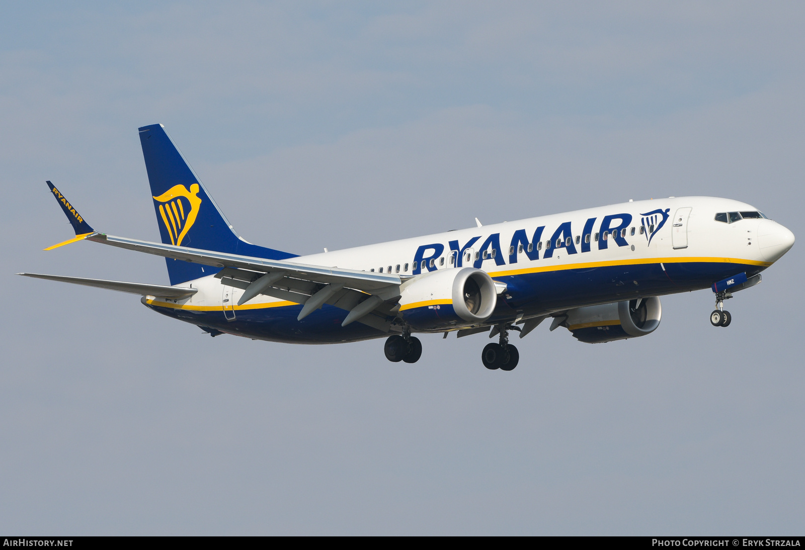 Aircraft Photo of EI-HMZ | Boeing 737-8200 Max 200 | Ryanair | AirHistory.net #675810