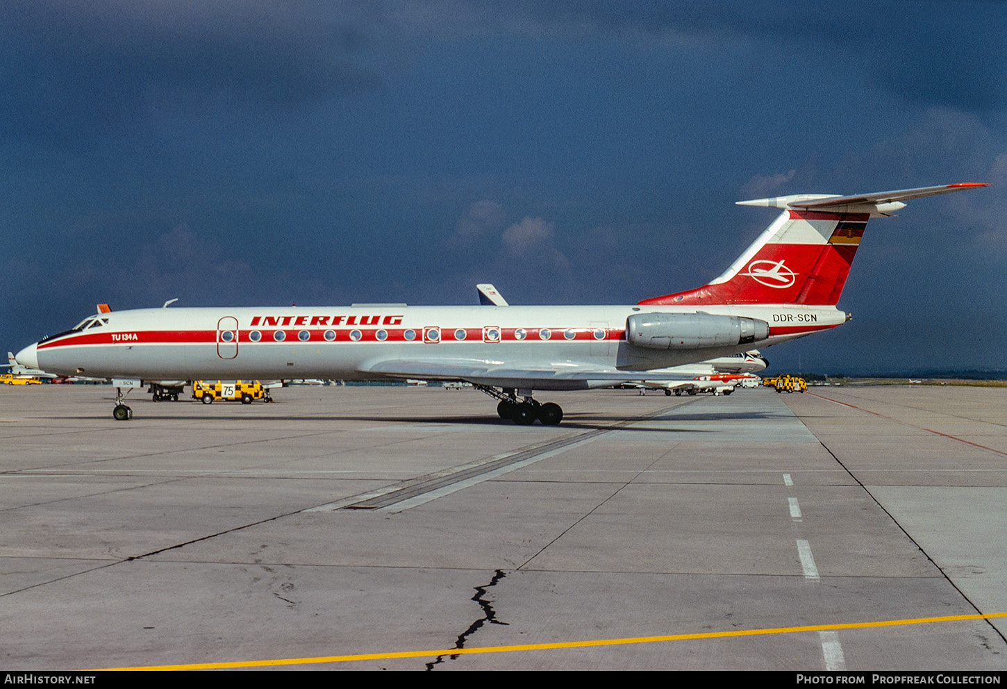 Aircraft Photo of DDR-SCN | Tupolev Tu-134A | Interflug | AirHistory.net #675830