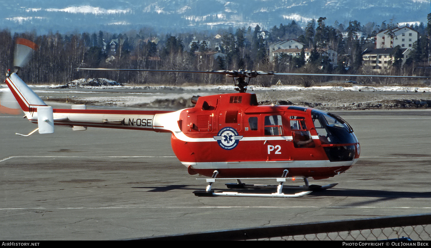 Aircraft Photo of LN-OSE | MBB BO-105CBS-4 | Norsk Luftambulanse | AirHistory.net #675859