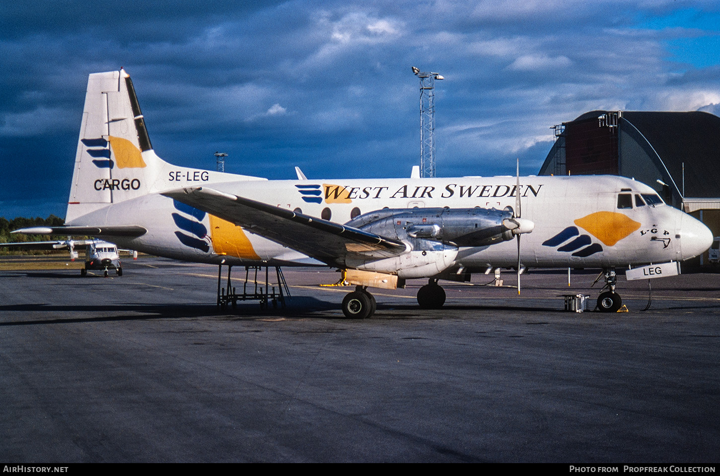 Aircraft Photo of SE-LEG | Hawker Siddeley HS-748 Srs2/244 | West Air Sweden | AirHistory.net #675887
