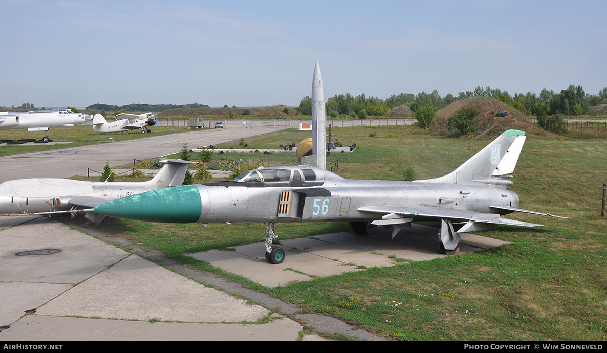 Aircraft Photo of 56 blue | Sukhoi Su-15UM | Ukraine - Air Force | AirHistory.net #675896