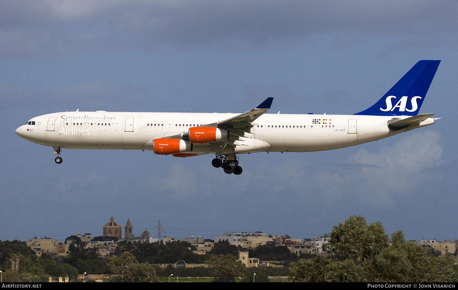 Aircraft Photo of LN-RKP | Airbus A340-313X | Scandinavian Airlines - SAS | AirHistory.net #675903