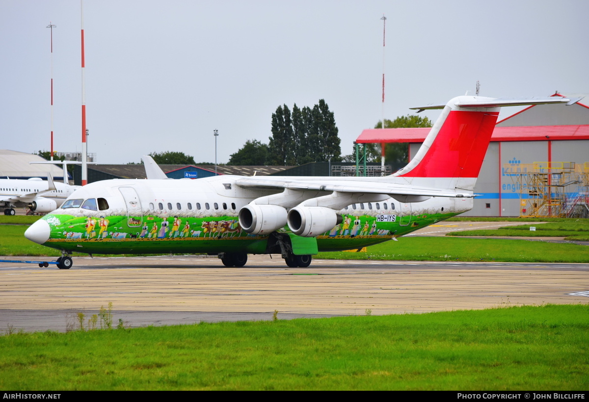 Aircraft Photo of HB-IYS | BAE Systems Avro 146-RJ100 | Swiss International Air Lines | AirHistory.net #675922