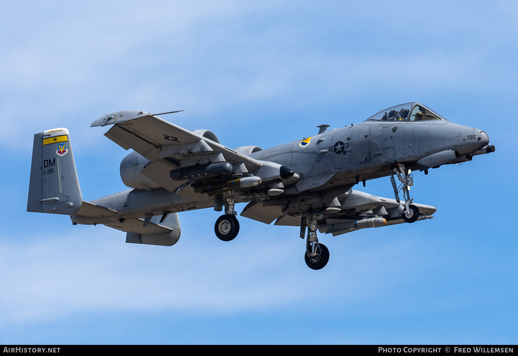 Aircraft Photo of 80-0195 / AF80-195 | Fairchild A-10C Thunderbolt II | USA - Air Force | AirHistory.net #675933