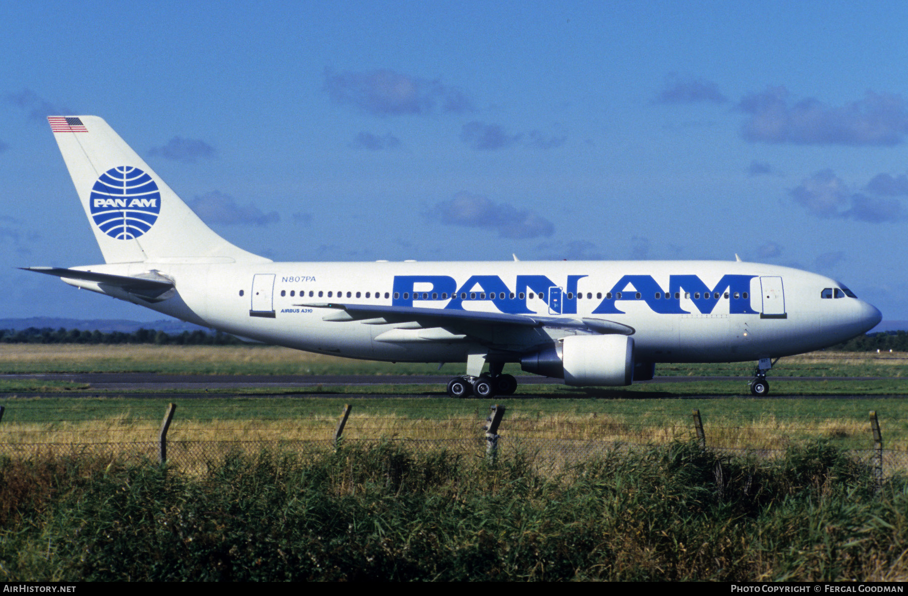 Aircraft Photo of N807PA | Airbus A310-222 | Pan American World Airways - Pan Am | AirHistory.net #675949