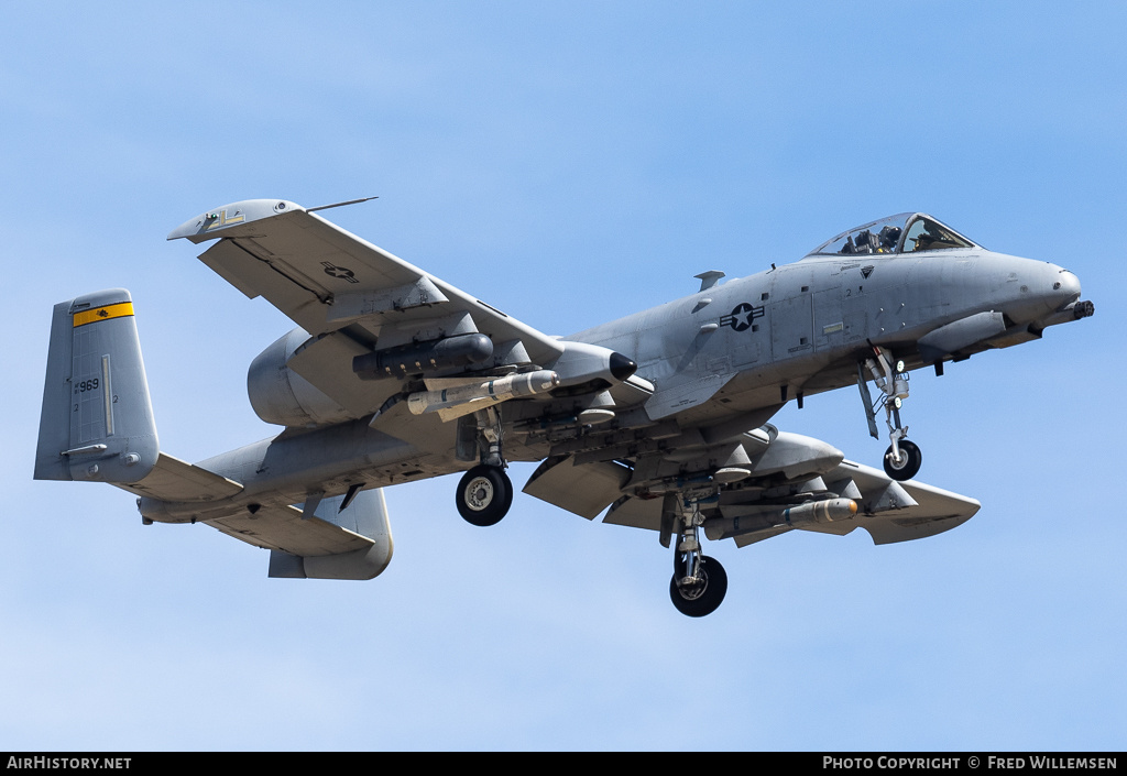 Aircraft Photo of 81-0969 / AF81-969 | Fairchild A-10A Thunderbolt II | USA - Air Force | AirHistory.net #675955