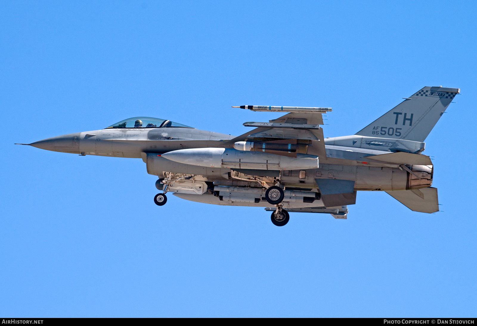 Aircraft Photo of 85-1505 / AF85-505 | General Dynamics F-16C Fighting Falcon | USA - Air Force | AirHistory.net #675957