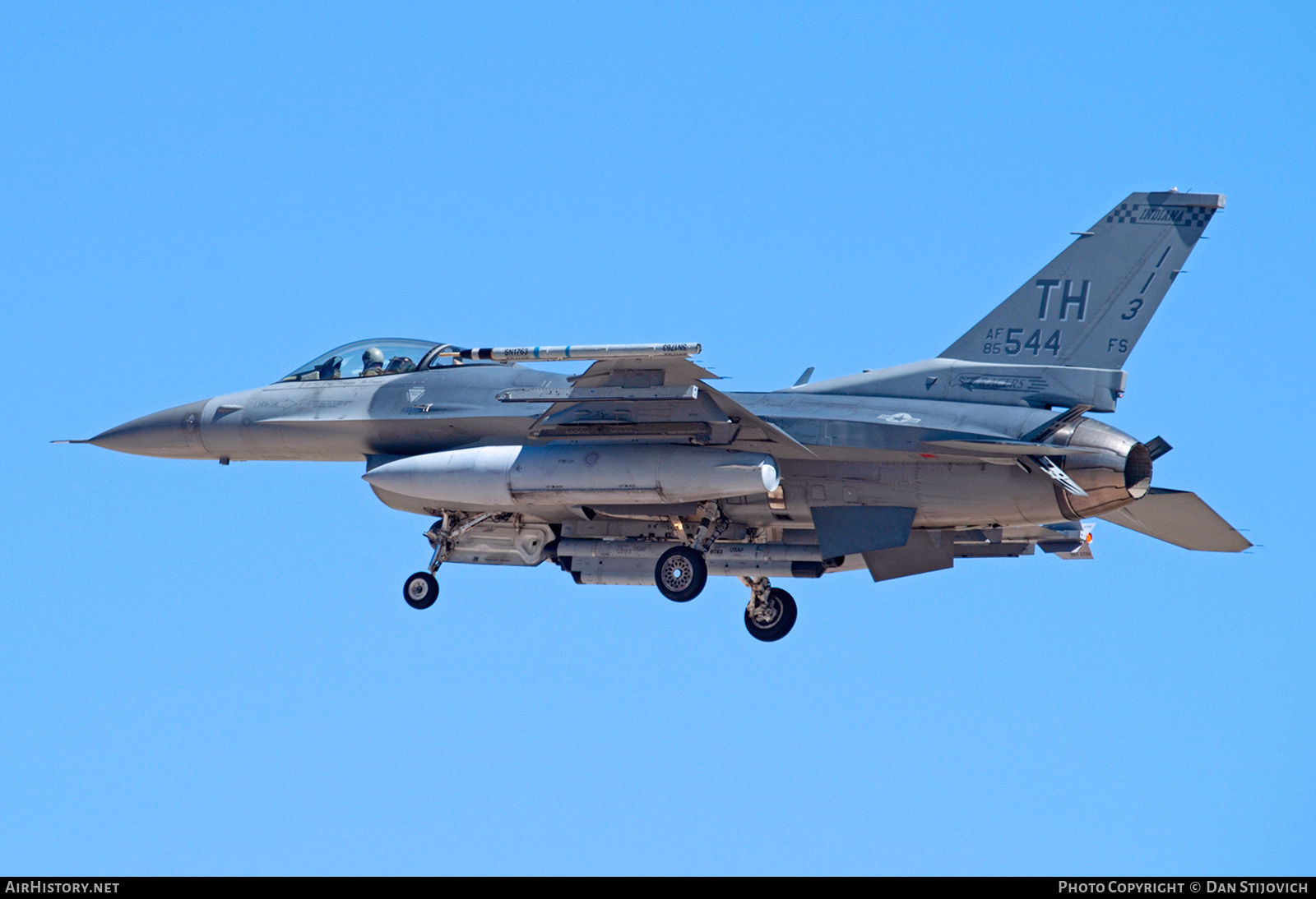 Aircraft Photo of 85-1544 / AF85-544 | General Dynamics F-16C Fighting Falcon | USA - Air Force | AirHistory.net #675963