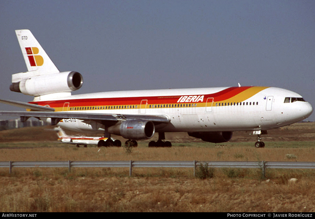 Aircraft Photo of EC-GTD | McDonnell Douglas DC-10-30 | Iberia | AirHistory.net #675968