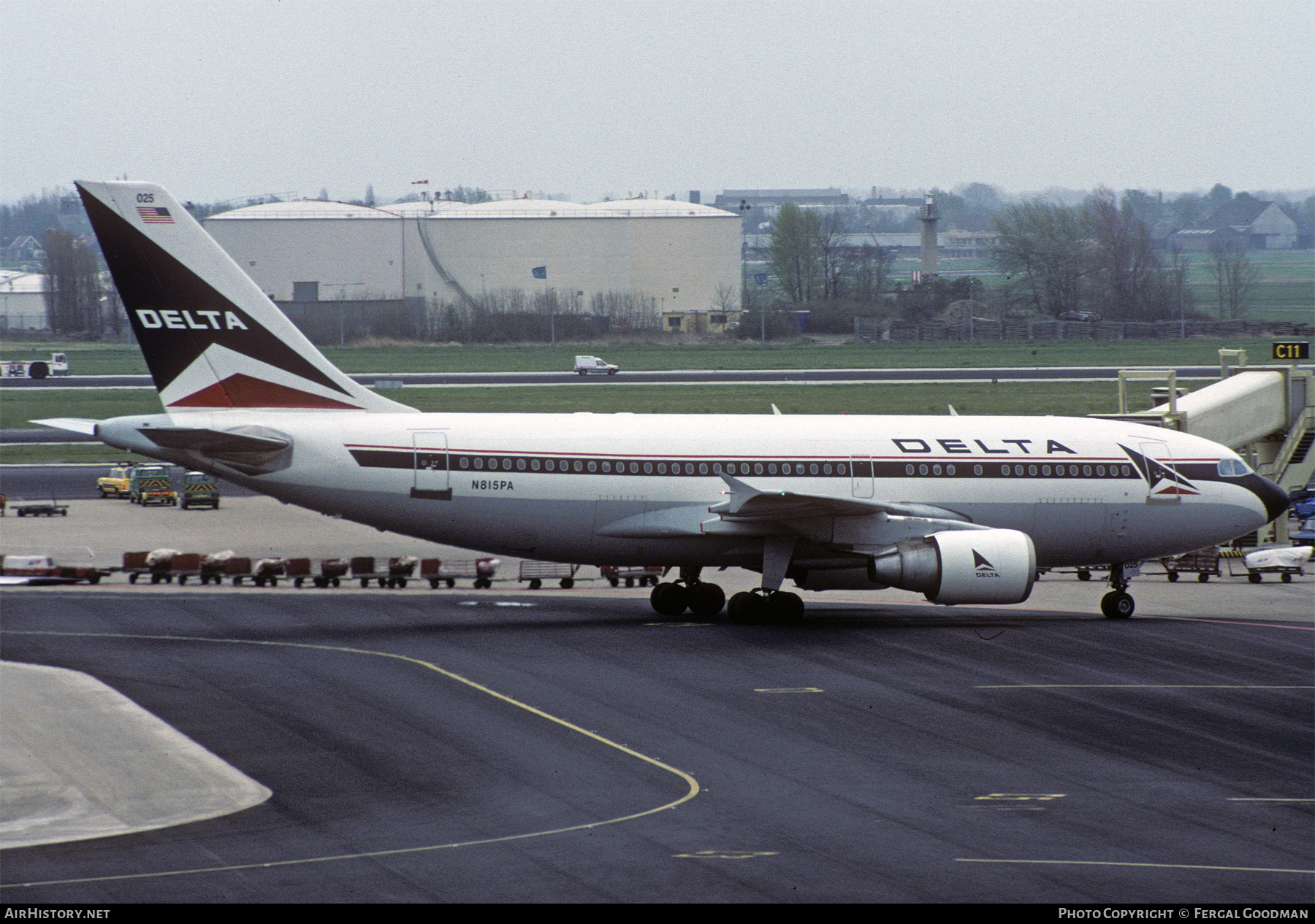 Aircraft Photo of N815PA | Airbus A310-324/ET | Delta Air Lines | AirHistory.net #675974