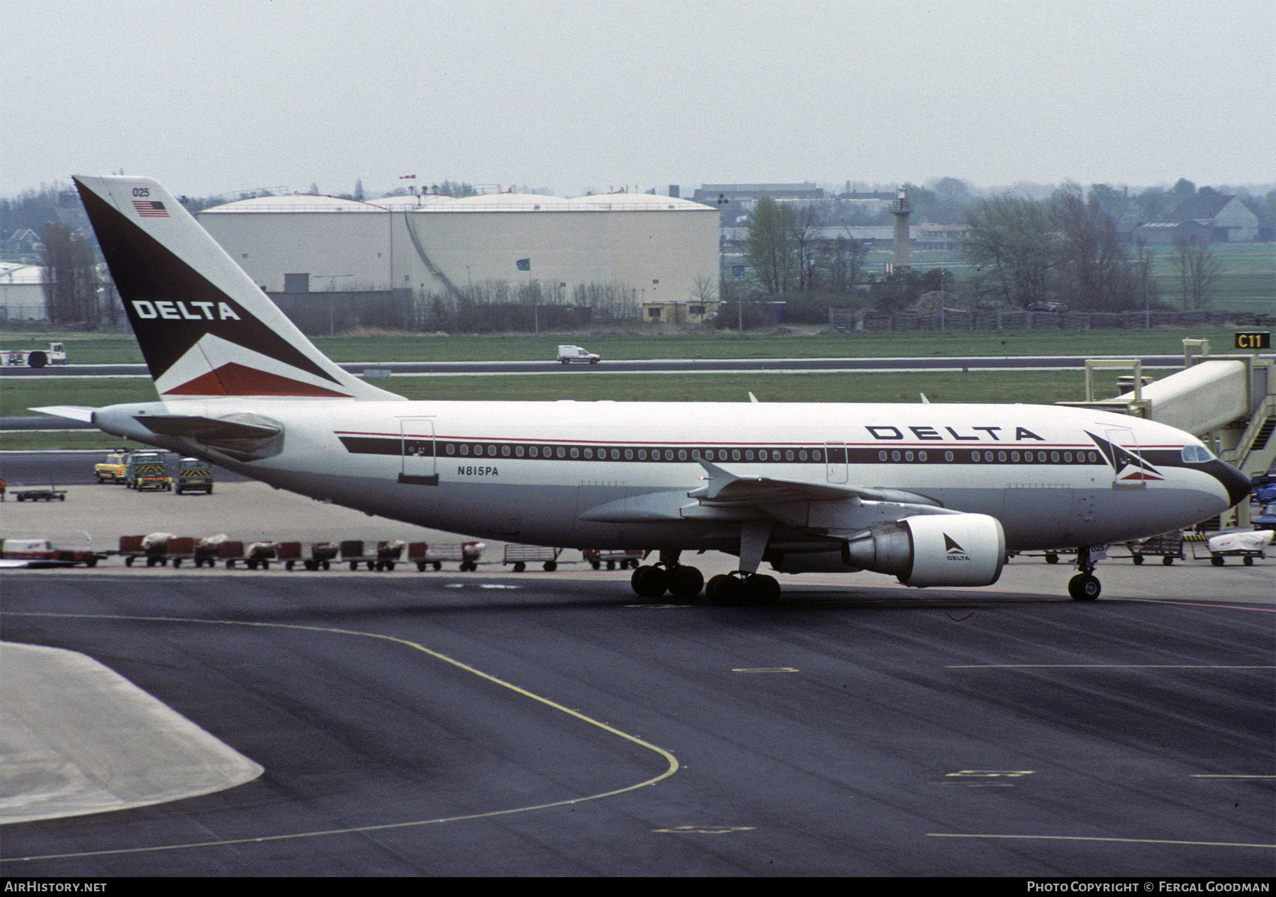 Aircraft Photo of N815PA | Airbus A310-324/ET | Delta Air Lines | AirHistory.net #675974
