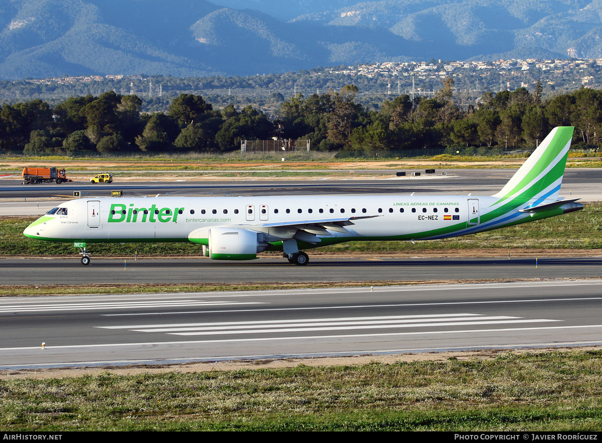 Aircraft Photo of EC-NEZ | Embraer 195-E2 (ERJ-190-400) | Binter Canarias | AirHistory.net #675977