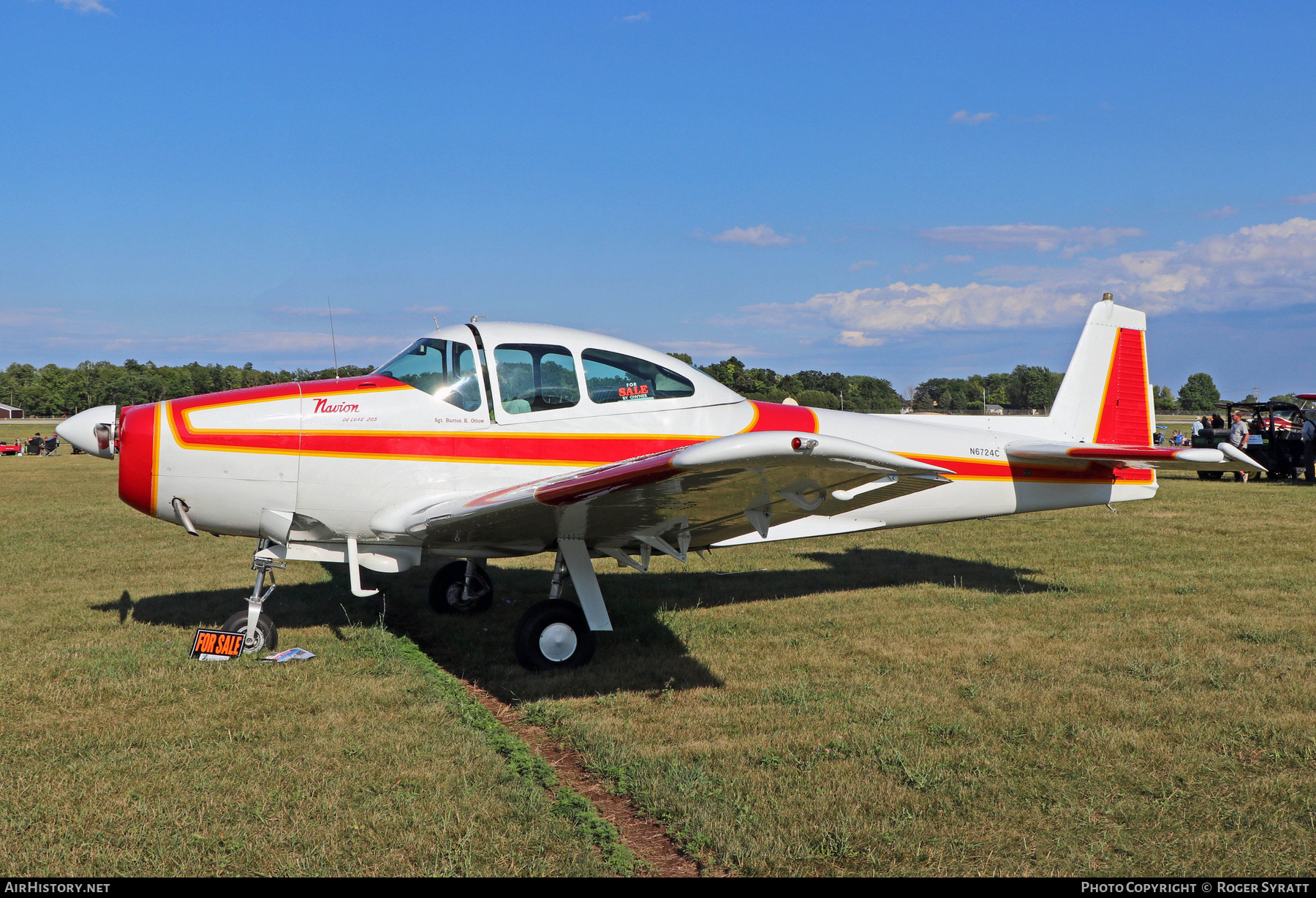 Aircraft Photo of N6724C | North American L-17C Navion (NA-154) | AirHistory.net #675984