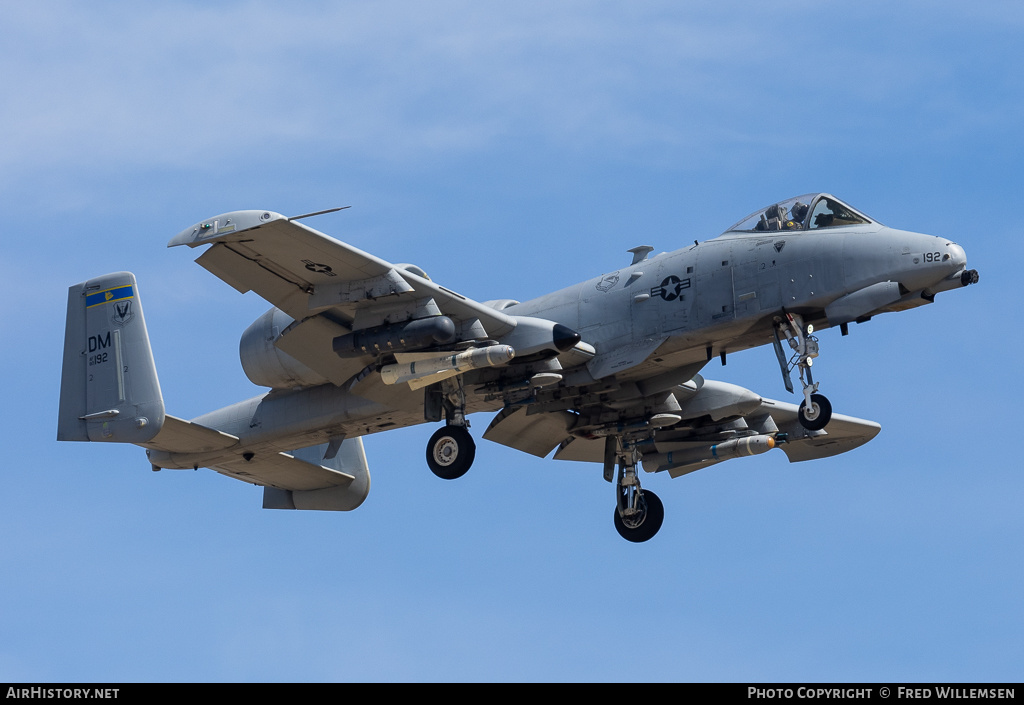 Aircraft Photo of 80-0192 / AF80-192 | Fairchild A-10C Thunderbolt II | USA - Air Force | AirHistory.net #675999