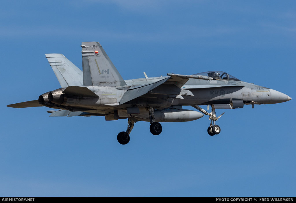 Aircraft Photo of 188728 | McDonnell Douglas CF-188A Hornet | Canada - Air Force | AirHistory.net #676002