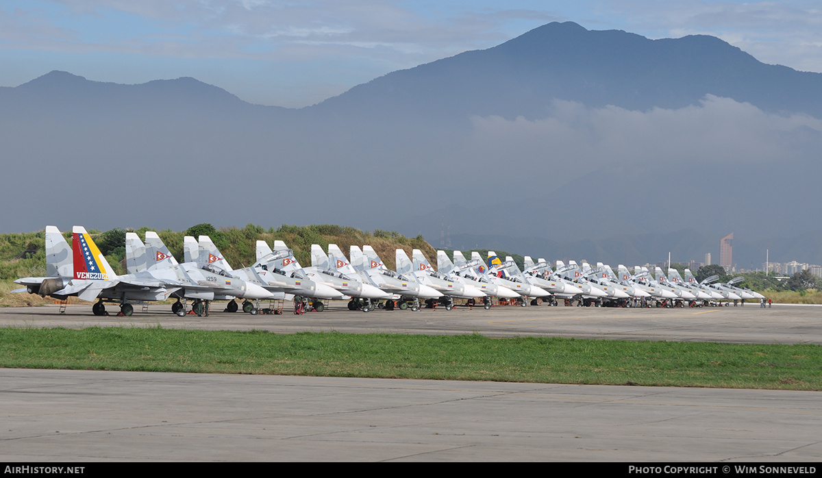 Aircraft Photo of 1259 | Sukhoi Su-30MK2 | Venezuela - Air Force | AirHistory.net #676010