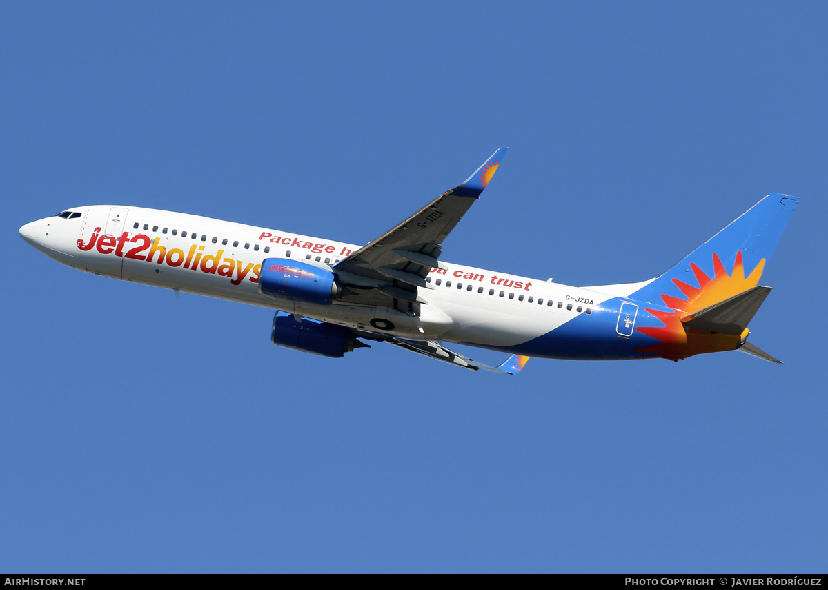 Aircraft Photo of G-JZDA | Boeing 737-82R | Jet2 Holidays | AirHistory.net #676014