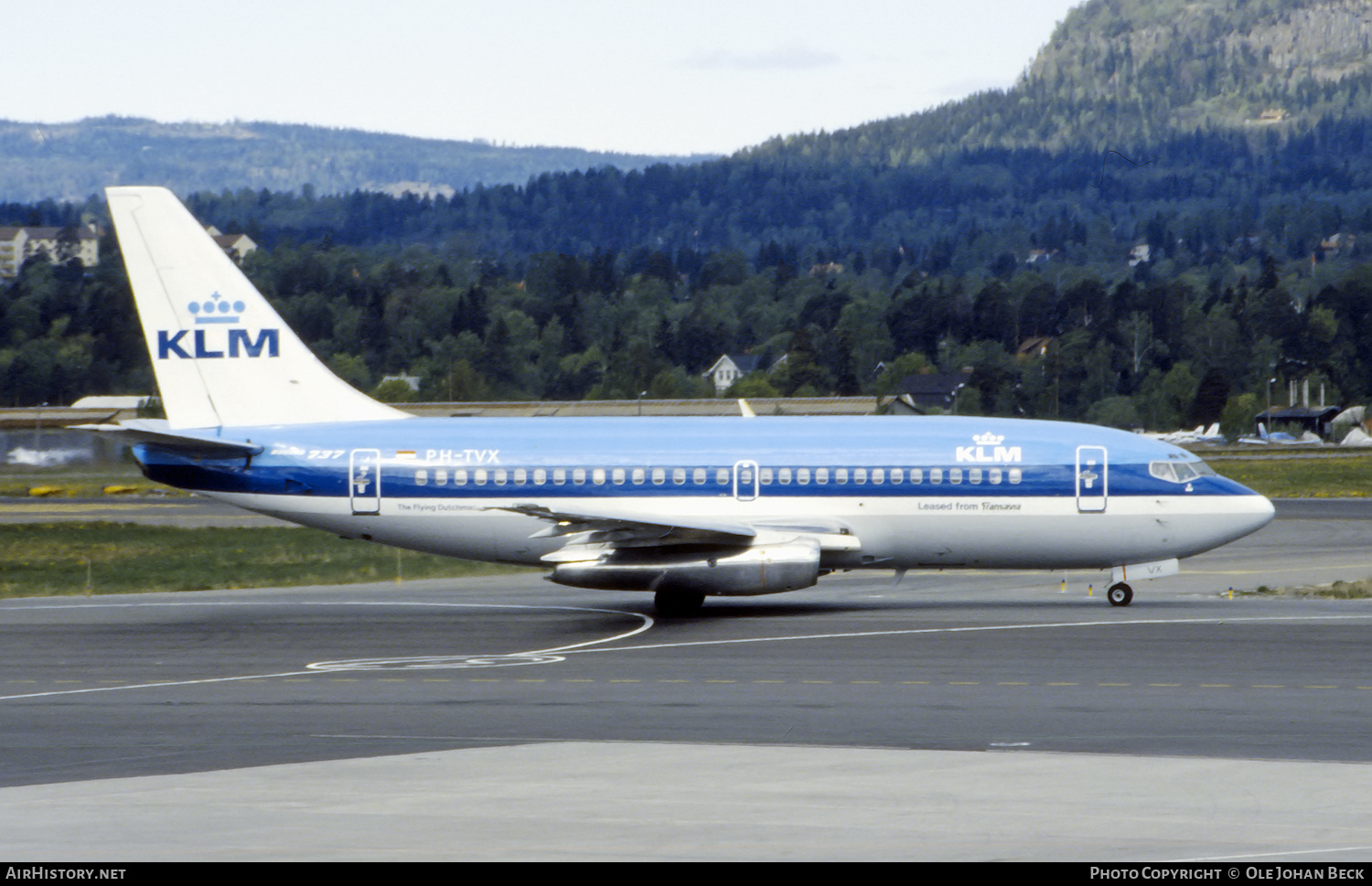 Aircraft Photo of PH-TVX | Boeing 737-2T5/Adv | KLM - Royal Dutch Airlines | AirHistory.net #676044