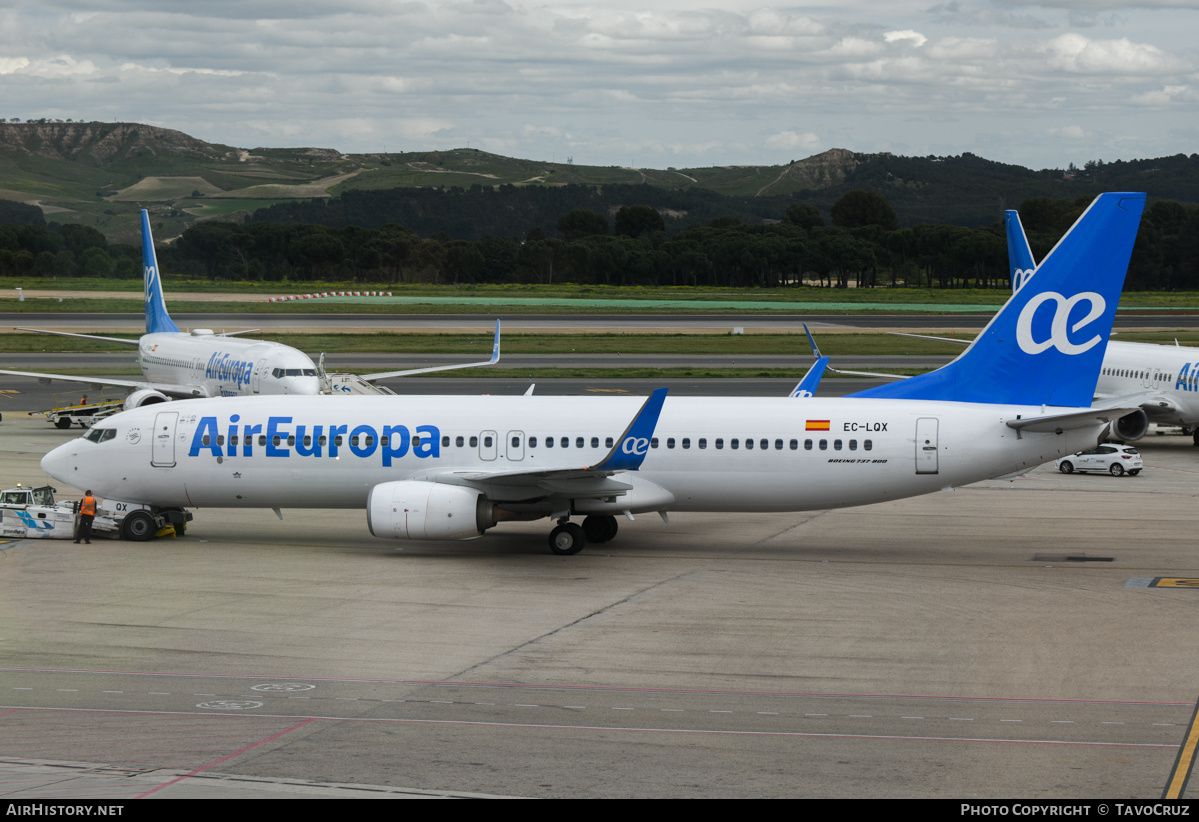 Aircraft Photo of EC-LQX | Boeing 737-85P | Air Europa | AirHistory.net #676062