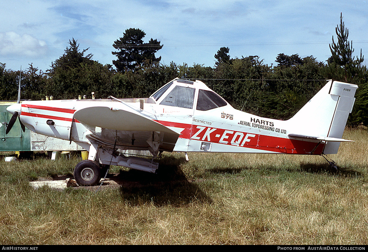 Aircraft Photo of ZK-EQF | Piper PA-36-375 Brave 375 | Harts Aerial Topdressing | AirHistory.net #676075