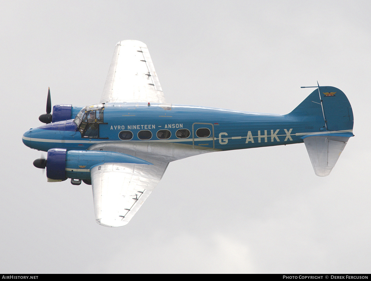 Aircraft Photo of G-AHKX | Avro 652A Anson C19/2 | AirHistory.net #676085