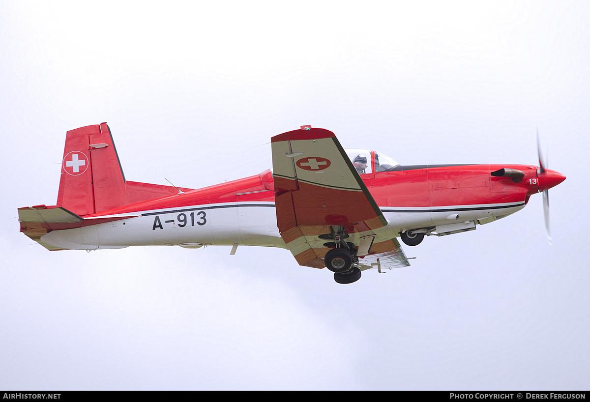 Aircraft Photo of A-913 | Pilatus NCPC-7 | Switzerland - Air Force | AirHistory.net #676089