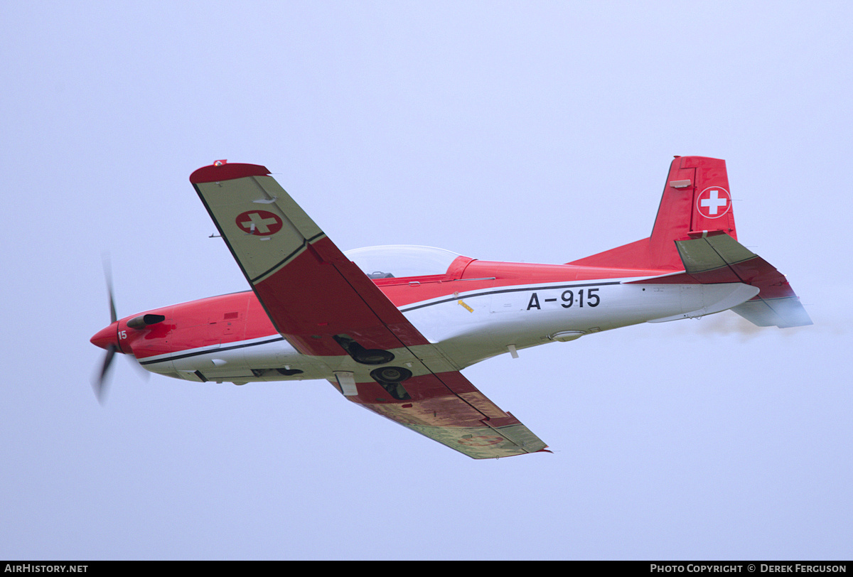 Aircraft Photo of A-915 | Pilatus NCPC-7 | Switzerland - Air Force | AirHistory.net #676091