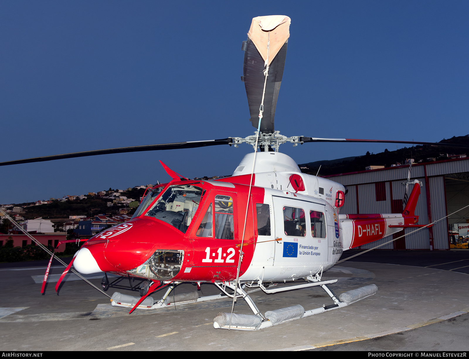 Aircraft Photo of D-HAFL | Bell 412EP | Pegasus Aviación | AirHistory.net #676098