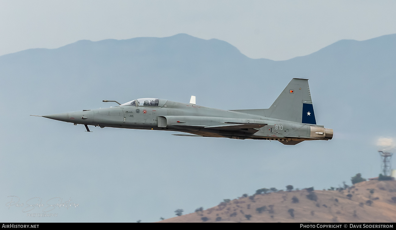 Aircraft Photo of 810 | Northrop F-5E Tigre III | Chile - Air Force | AirHistory.net #676104