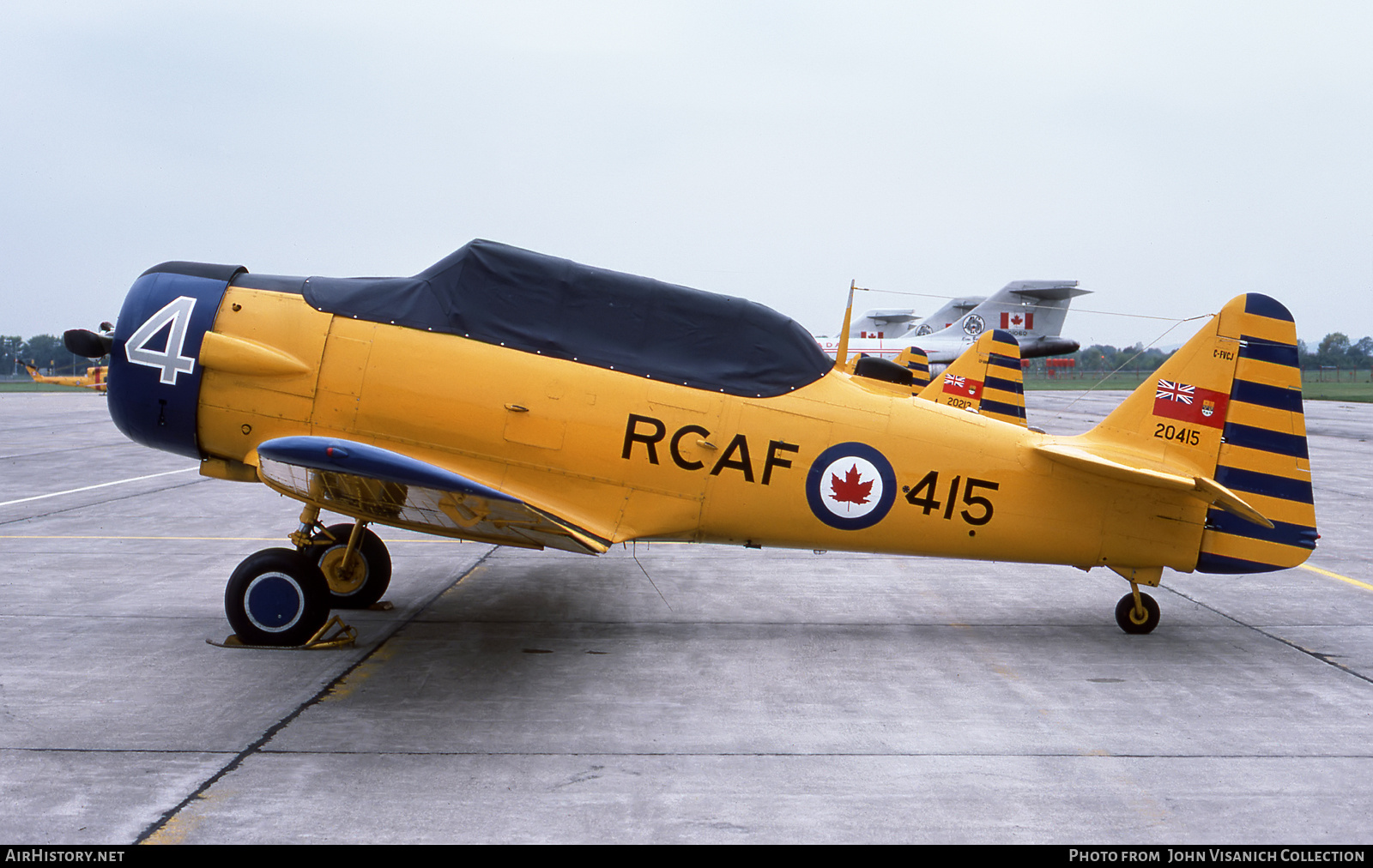 Aircraft Photo of C-FVCJ / 20415 | North American Harvard Mk4 | Canada - Air Force | AirHistory.net #676128