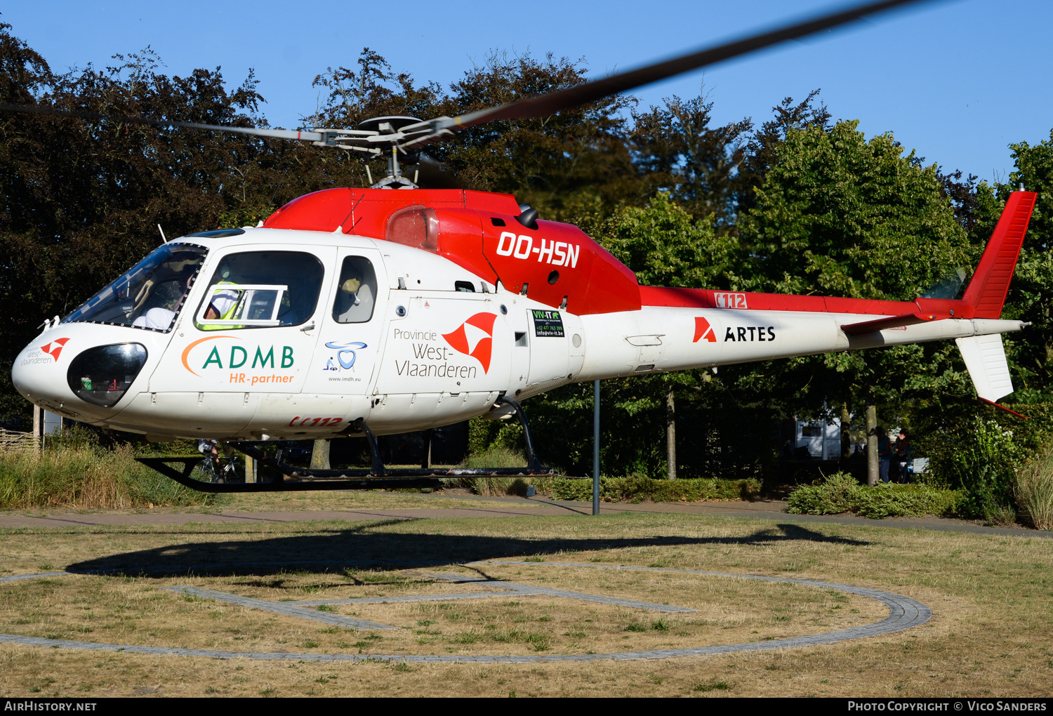 Aircraft Photo of OO-HSN | Aerospatiale AS-355F-2 Ecureuil 2 | HSB - Heli Service Belgium | AirHistory.net #676141