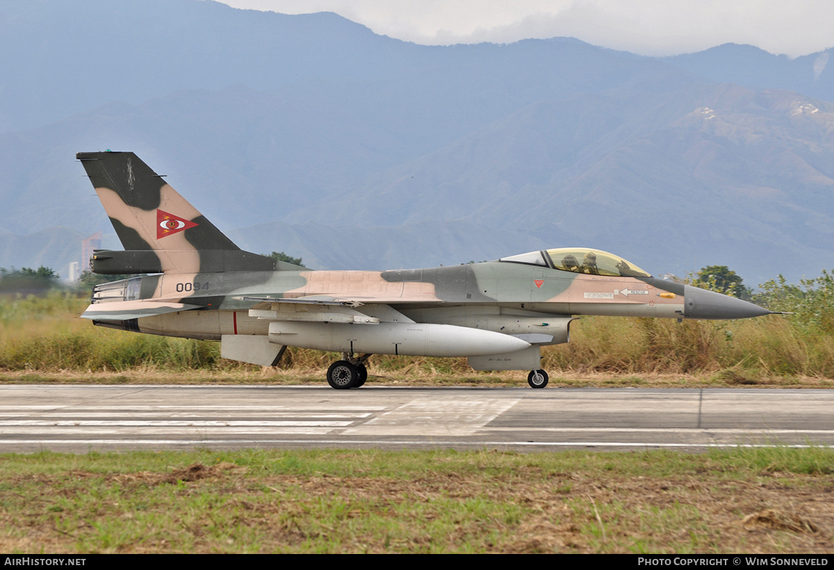 Aircraft Photo of 0094 | General Dynamics F-16A Fighting Falcon | Venezuela - Air Force | AirHistory.net #676151