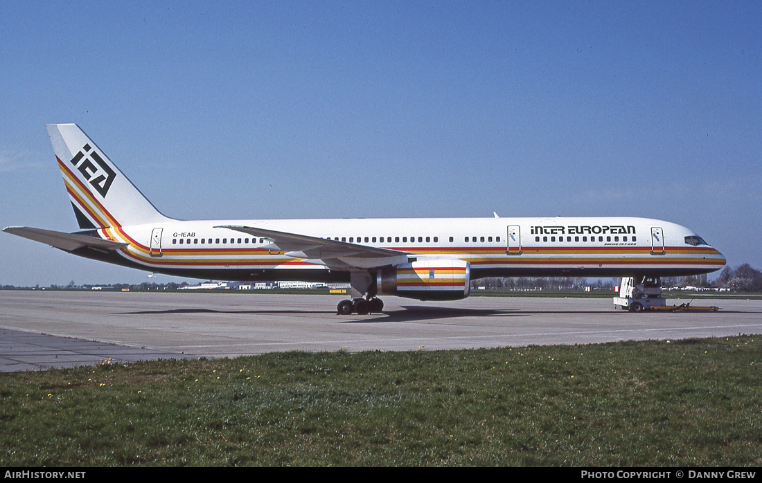Aircraft Photo of G-IEAB | Boeing 757-23A | Inter European Airways - IEA | AirHistory.net #676189