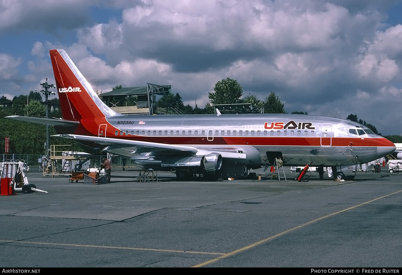 Aircraft Photo of N323AU | Boeing 737-2B7/Adv | USAir | AirHistory.net #676220