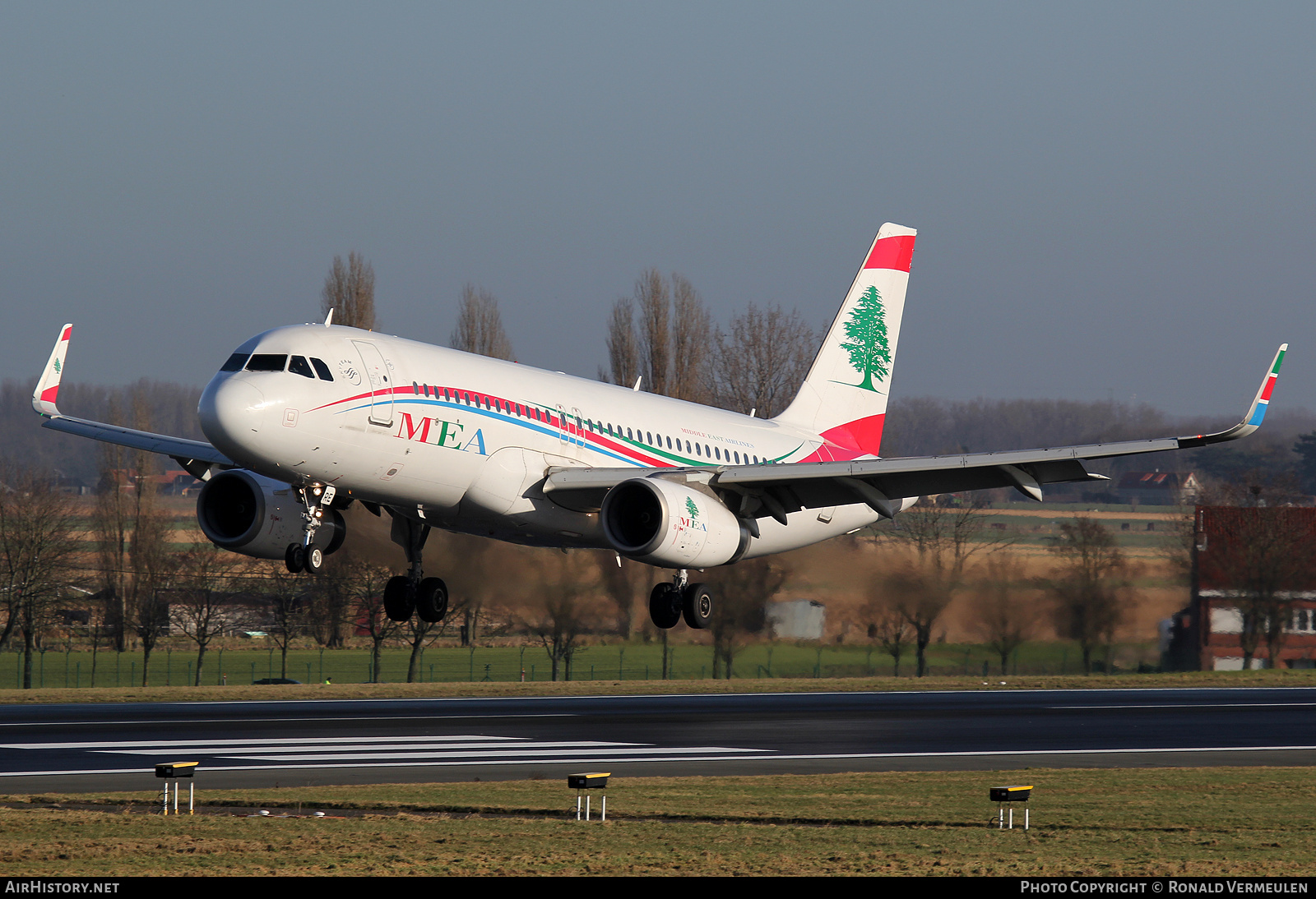 Aircraft Photo of T7-MRE | Airbus A320-232 | MEA - Middle East Airlines | AirHistory.net #676223