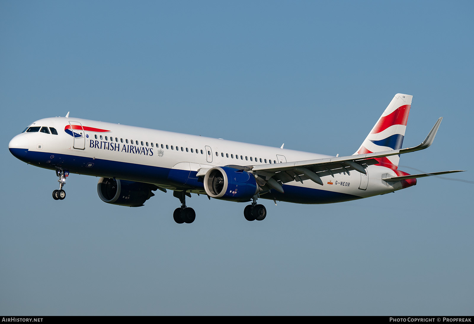 Aircraft Photo of G-NEOR | Airbus A321-251NX | British Airways | AirHistory.net #676230