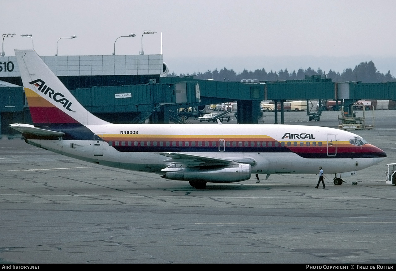 Aircraft Photo of N463GB | Boeing 737-293 | AirCal | AirHistory.net #676244
